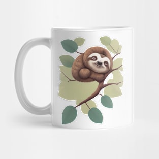 Cute sloth sleeping Mug